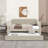 Twin Size Upholstered Daybed With Trundle And USB Charging Design, Velvet Upholstered Daybed Frame, Twin Sofa Bed For Living Room Bedroom, No Box Spring Needed,Plush Velvet Fabric-1828184539