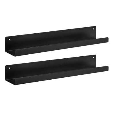 Tara 23.75" W Metal Rectangle Floating Shelves