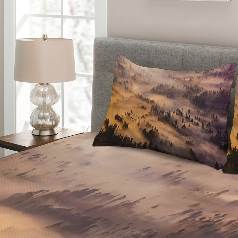 Rustic Coverlet, King Bedspread + 2 Shams