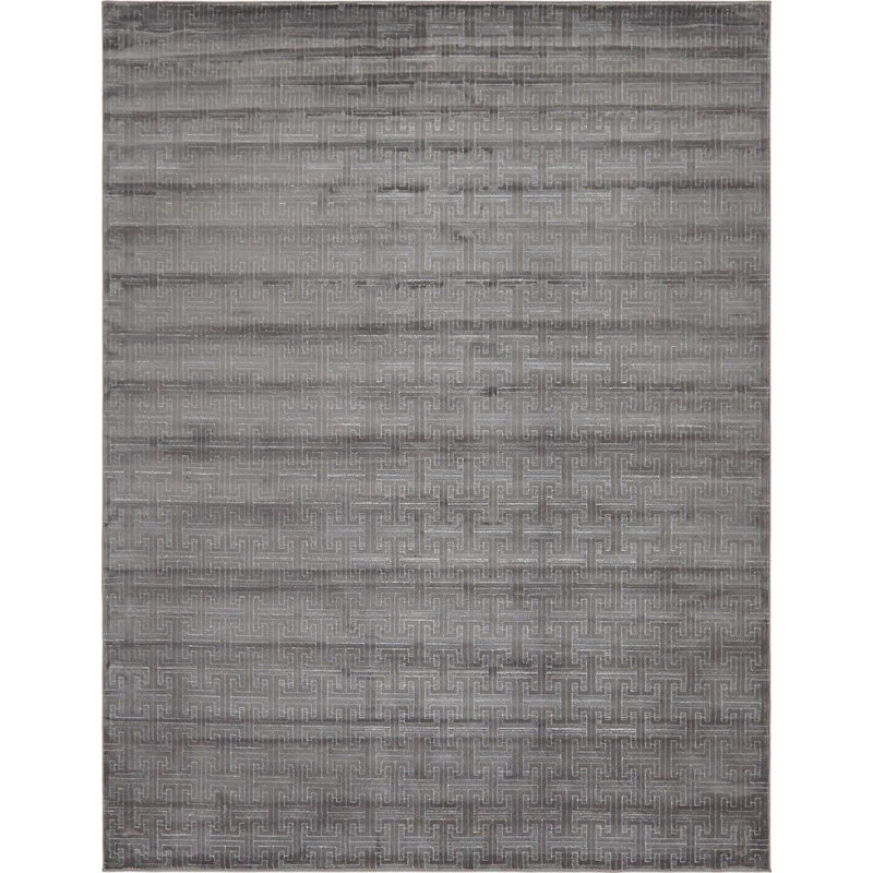 Heights Abstract Indoor Rug, Rectangle 9' x 12'