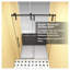Base de douche en acrylique 32 po x 48 po, bac à douche blanc brillant avec drain central, base de douche en alcôve à seuil simple certifiée CUPC à 3 parois pour la rénovation de la salle de bain