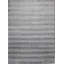 Geometric Hand-Knotted Dark Gray/White Area Rug-49207029