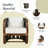 Avalee Rattan Accent Arm Chair