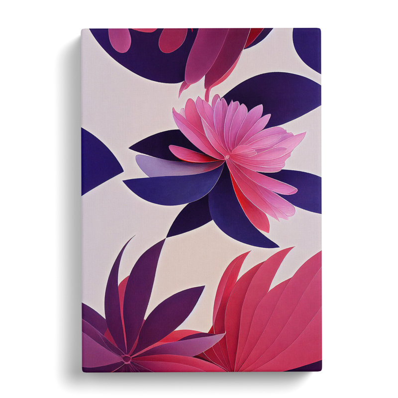 XV1022-4276X Sublime Flowers - Print, No Matte, 50cm H x 35cm W, Wrapped Canvas