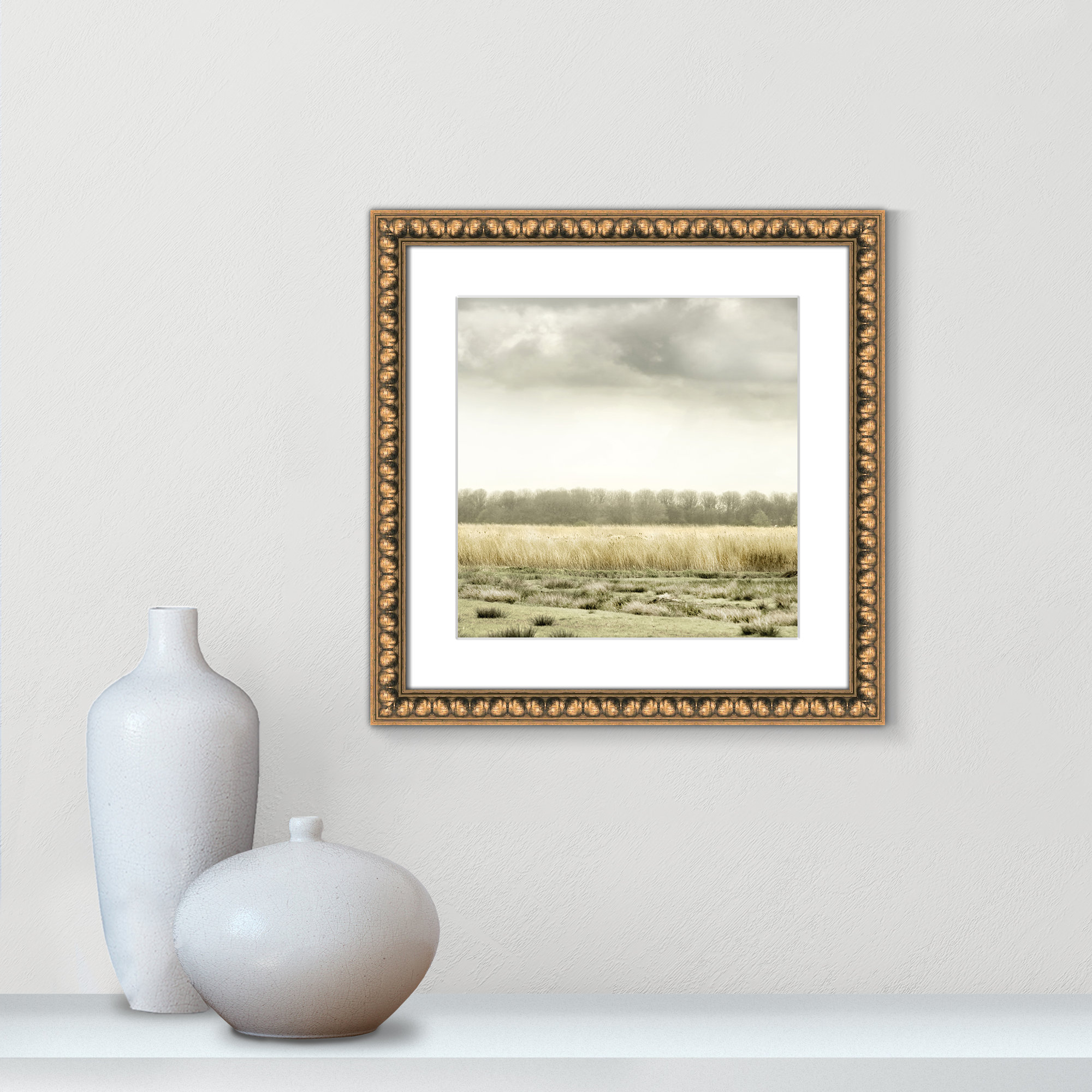 Meadowland by Danita Delimont - Picture Frame Photograph, Gold Bead, 18.25" H x 18.25" W 