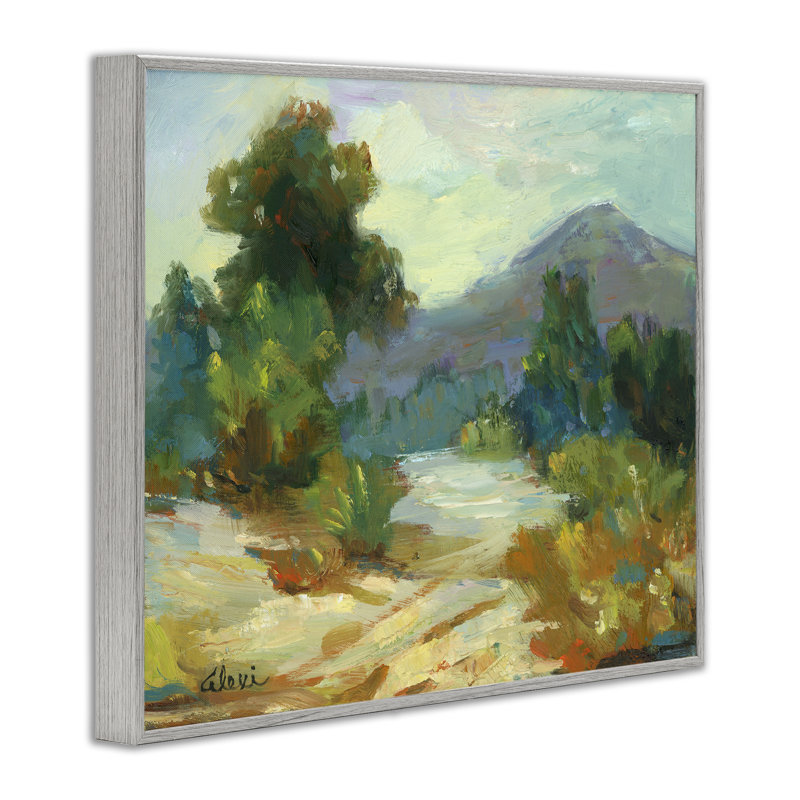 «Fall Time Mountain View», estampe numérique encadrée par Alexi Fine, Estampe numérique Farmhouse, H 24 po x l 30 po