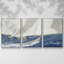 Port to port, reproduction sur toile 3 pièces-406933293-406933298