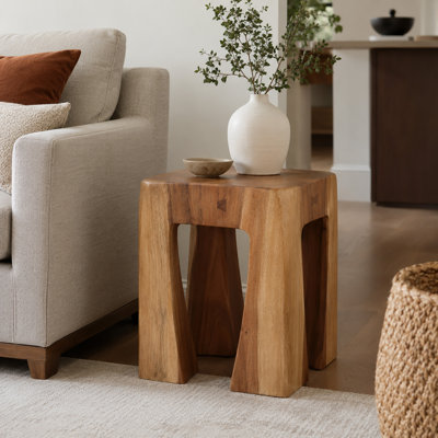 Table de bout en bois - Table d'appoint en bois unique - Table d'appoint Mid Century - Table d'appoint en bois Saur - Petite table d'appoint - Table d'appoint moderne Mid Century