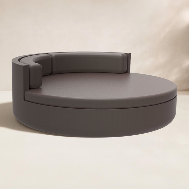 Ulm - Daybed Fixed Backrest - 70.75"Dia - Basic, Bronze