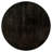 Antique Black Solid Wood Round Coffee Table With Storage