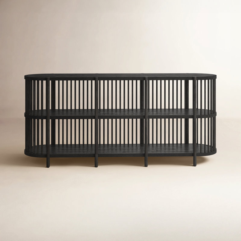 Charnock 72'' Wide Acacia Solid Wood, 32"H x 72"W x 18"D, Black Wash