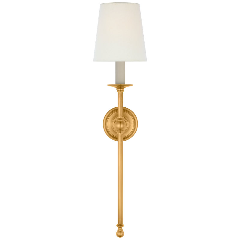 Classic 1 - Light Candle Wall Light, Bronze