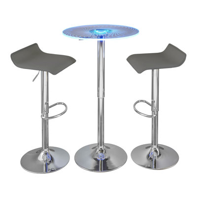 Contemporary Adjustable Bar Set - 3 Piece