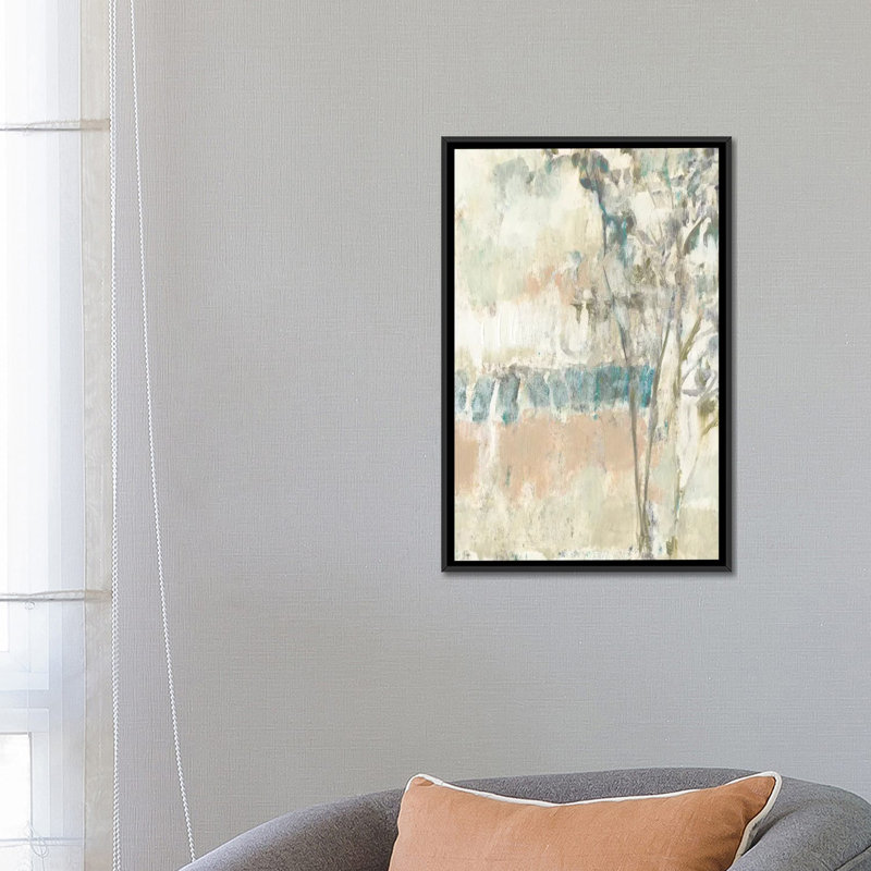 « ethereal tree ii », reproduction d’art sur toile, H 26 po x l 18 po x P 1,5 po, Toile avec cadre noir, Pas de tapis