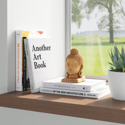 Terracotta Buddha Head Figurine