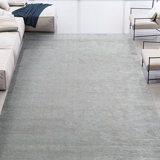 Hand Knotted Area Rug in Taupe