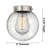 Lorri Glass Flush Mount-42562219-42562217-42562218