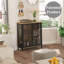 Armoire à café pour les boissons alcoolisées, petite armoire de rangement pour la cuisine à domicile, buffet de style campagnard, armoires à whisky pour salle à manger (2 portes)-893245582