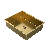 Badeloft 19.69" x 13.86" Stainless Steel Undermount Bathroom Sink ES-UB-03-BG in Brushed Gold-98801854