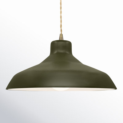 Luminaire suspendu en forme de dôme à 1 lumière Fallon