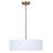 Anistyn 3 - Light Drum Contemporary Chandelier, Matte White-936250594