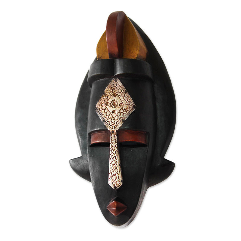 Sculpture de jeune garçon masqué malien Bambara