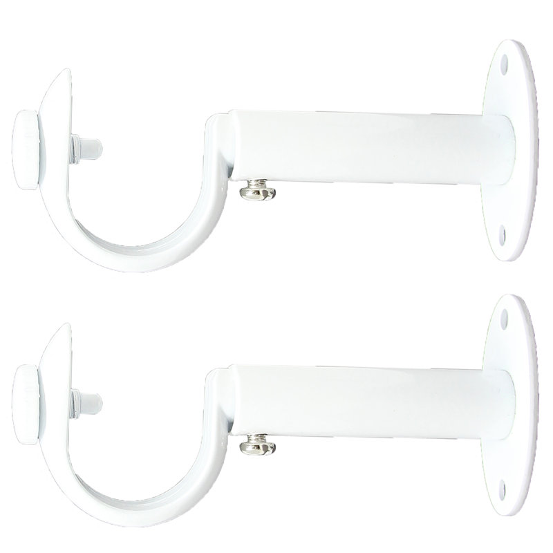 Support de fixation pour rideau 1 po Alpharetta, Blanc lustré