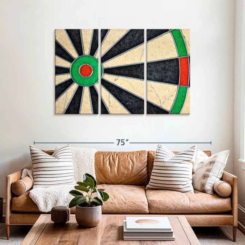 Senne Rustic Dartboard, 36" H x 57" W