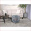 Pouf repose-pieds | 16 x 16 x 16 bleu marine | Coussin de sol polyvalent Repose-pieds | Bleu | Tissu