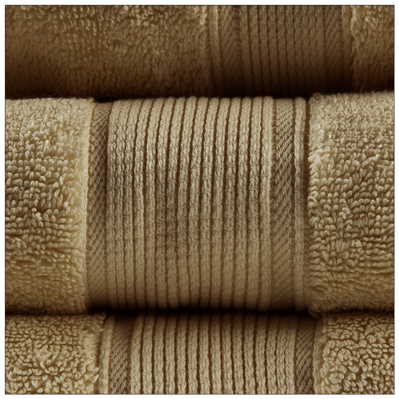Ensemble de 8 valises pour chambre d'amis 100% coton, Beige