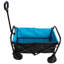Mini chariot de plage pliable de jardinage de chariot (noir + bleu)-123866002-123866004