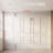 Wall Moulding Kit, Ready to Assemble Wainscoting Accent Panel ,Polystyrene Wainscoting Panels for Interior Wall Moulding Decor Accent Wall Molding