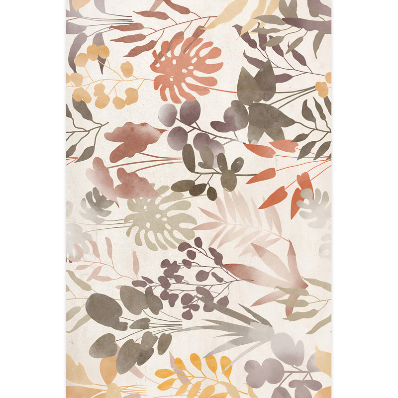 Bordure florale pelez et collez, L 72 po x l 48 po