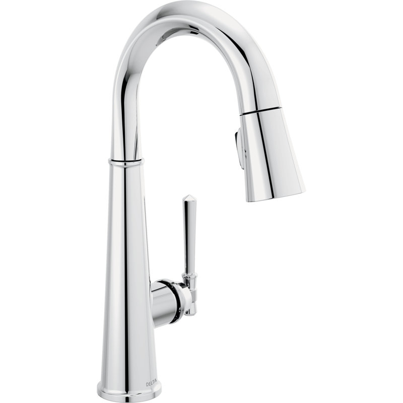 Single Handle Pull-Down Bar / Prep Faucet, Lumicoat® Polished Nickel