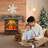 Freestanding Fireplace With Electronic Temperature Control