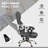 Executive 4-Vibration PU Leather Heated Massage Desk Chair with Adjustable Height & Swivel