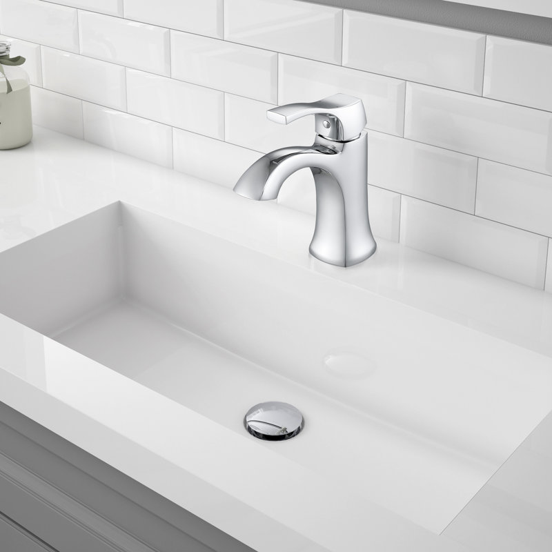Morgan Single-Hole Single-handle Bathroom Faucet, Chrome