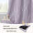 100% Blackout Thermal Insulated Curtains - Wave Line with Dots Silver Print, Grommet Top, 2 Panels-98071802-73219867