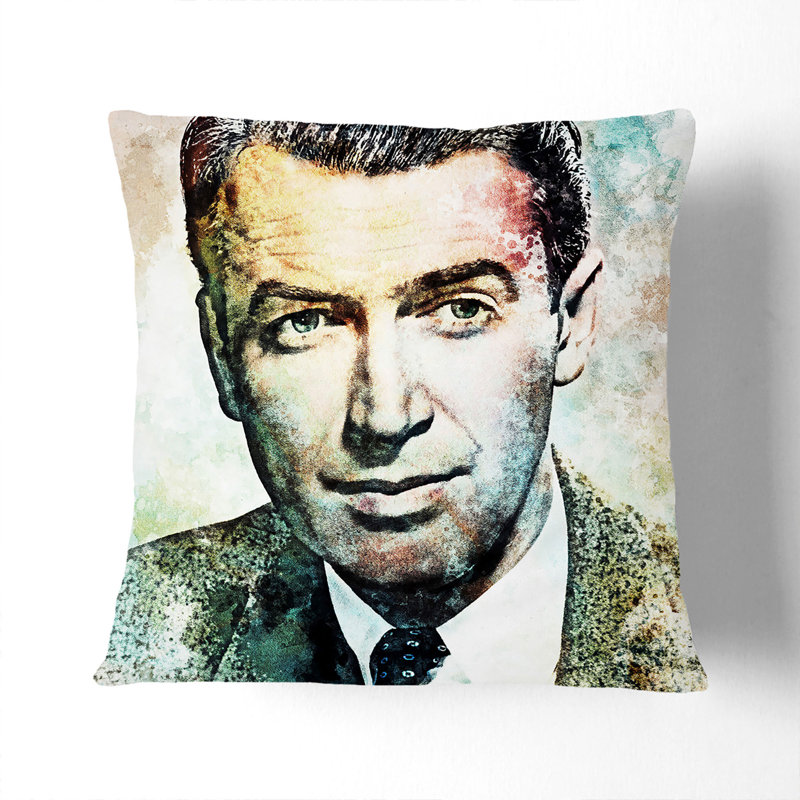 Square Throw Cushion, 40cm H x 40cm W x 15cm D