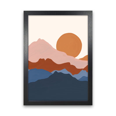 Astract Landscape 1 Piece Wall Art