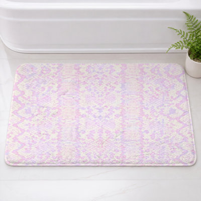 Snake Skin Texture Bath Mat