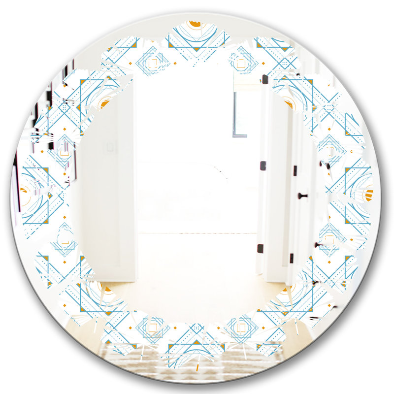 Miroir mural Wave, H 31,5 po x l po