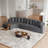 131.1-Inch Chenille Sectional Sofa Set-507547998