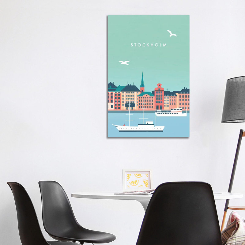 Stockholm 1 Piece Wrapped Canvas Painting, 101.6 cm H x 66.04 cm W x 1.91 cm D