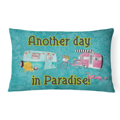 Coussin décoratif intérieur/extérieur un autre jour dans paradise