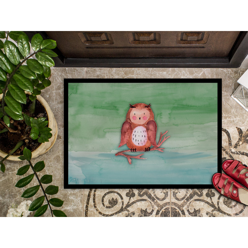 Zachary Non-Slip Outdoor Doormat, 0.25" H x 27" W x 18" D
