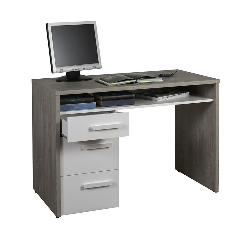 Mipiace Writing Desk, Oak/White
