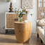 Table basse Storage Barrel - Bois de sapin de haute qualité, base en MDF, décoration rétro robuste