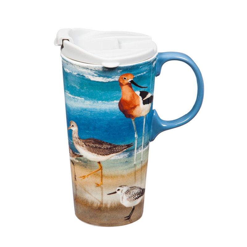 Highland Dunes Haith Ceramic Travel Mug
