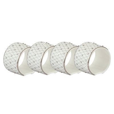Princess Platinum Napkin Ring